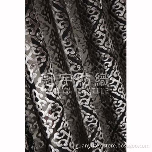 Popular Polyester Black out Curtain Fabric (GY21-1)